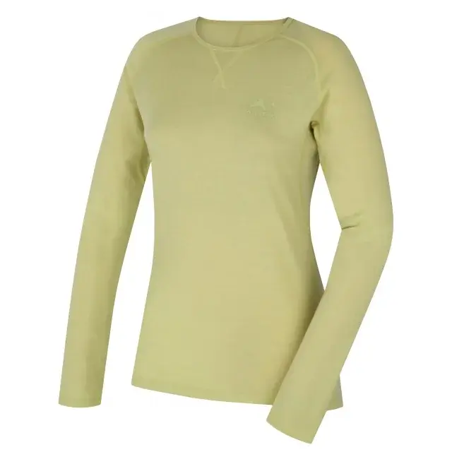 Husky Dámske merino tričko Husky MEROW L light green, veľkosť