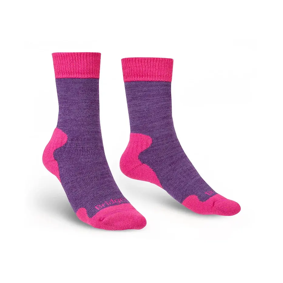 Dámske ponožky Bridgedale Explorer HW MC Boot purple marl/281