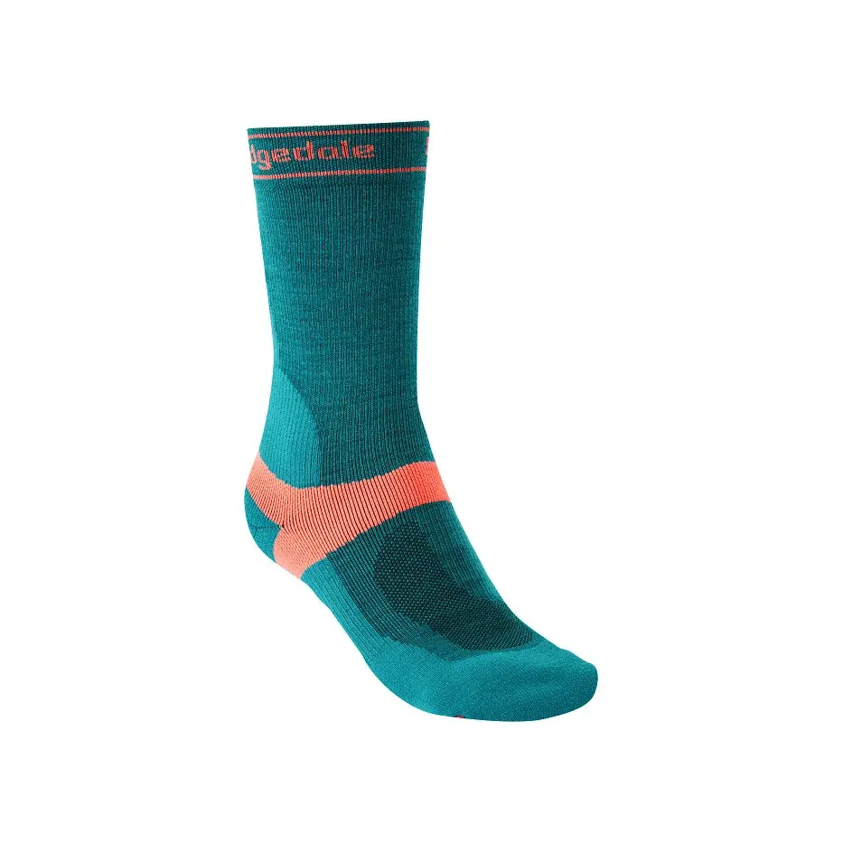 Bridgedale Dámske cyklistické ponožky Bridgedale MTB MSW T2 MS Boot Women's teal