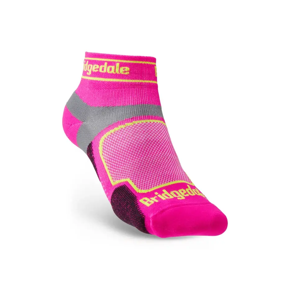 Bridgedale Dámske bežecké ponožky Bridgedale Trail Run UL T2 CS Low pink