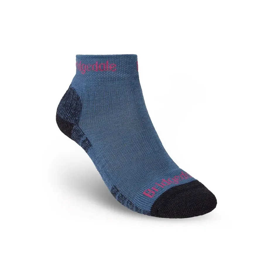Dámske ponožky Bridgedale Hike Lightweight Performance Ankle Denim
