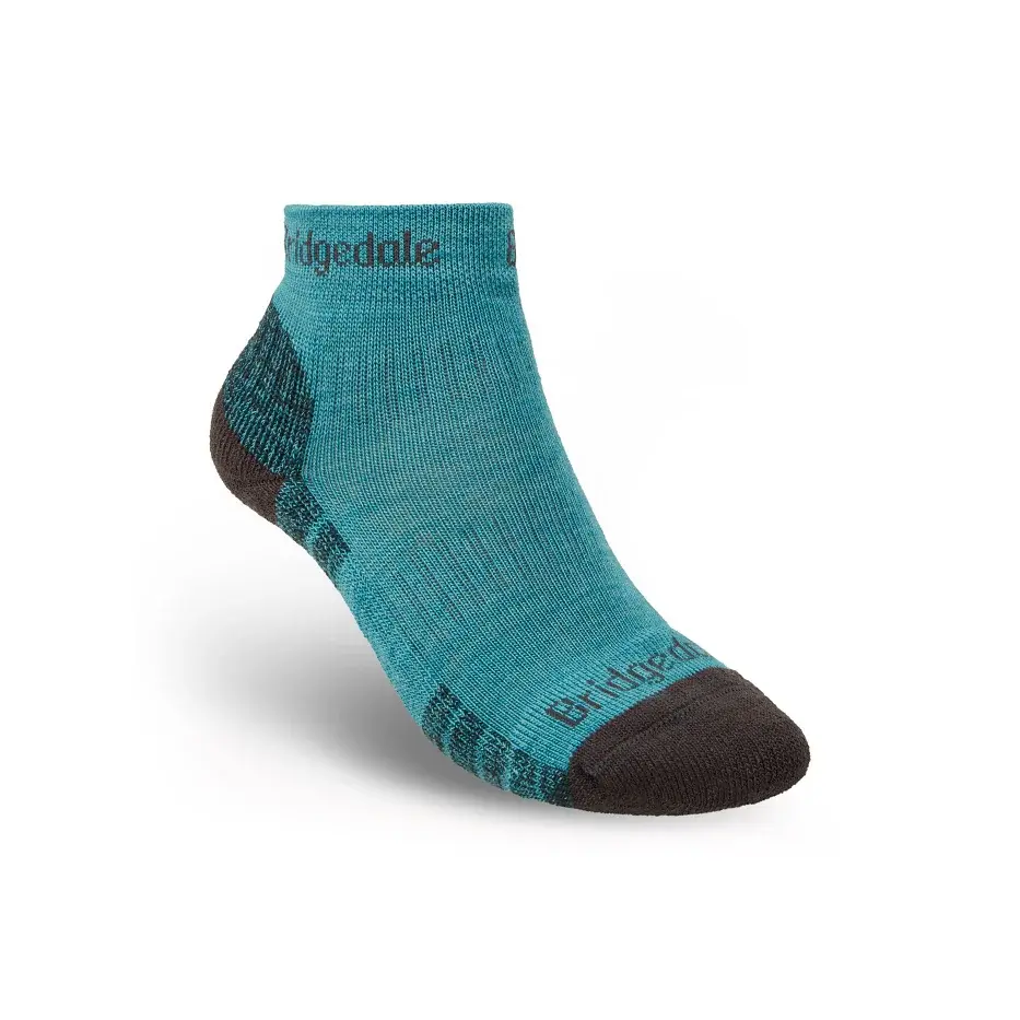 Bridgedale Dámske ponožky Bridgedale Hike Lightweight Performance Ankle Turquoise/Navy