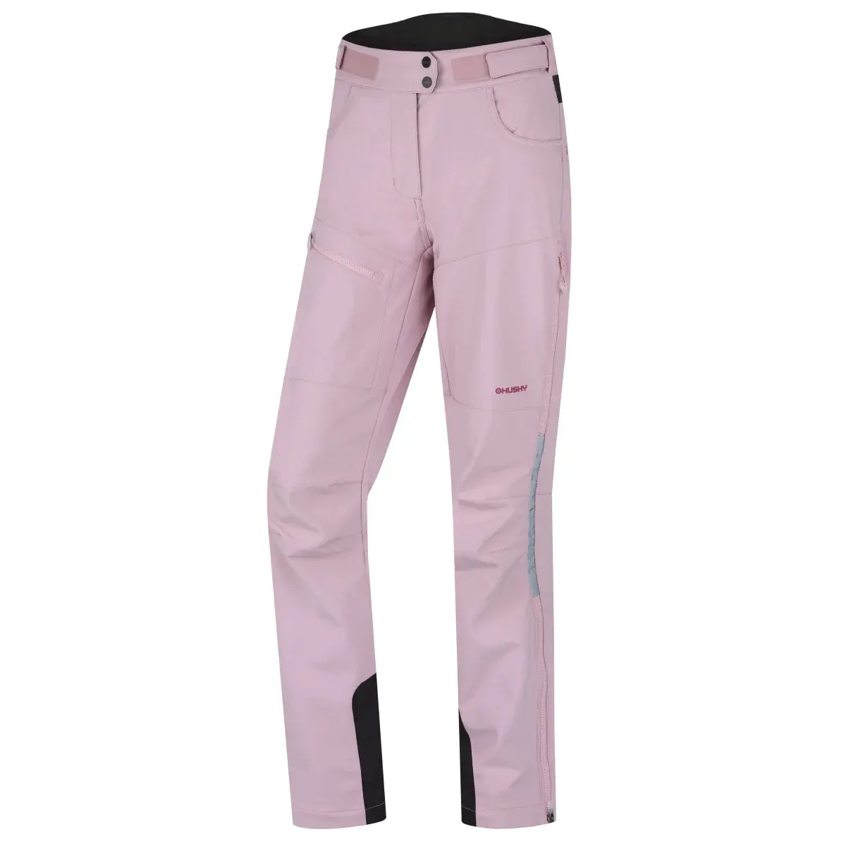 Dámske teplé softshellové nohavice Husky Keson L faded pink