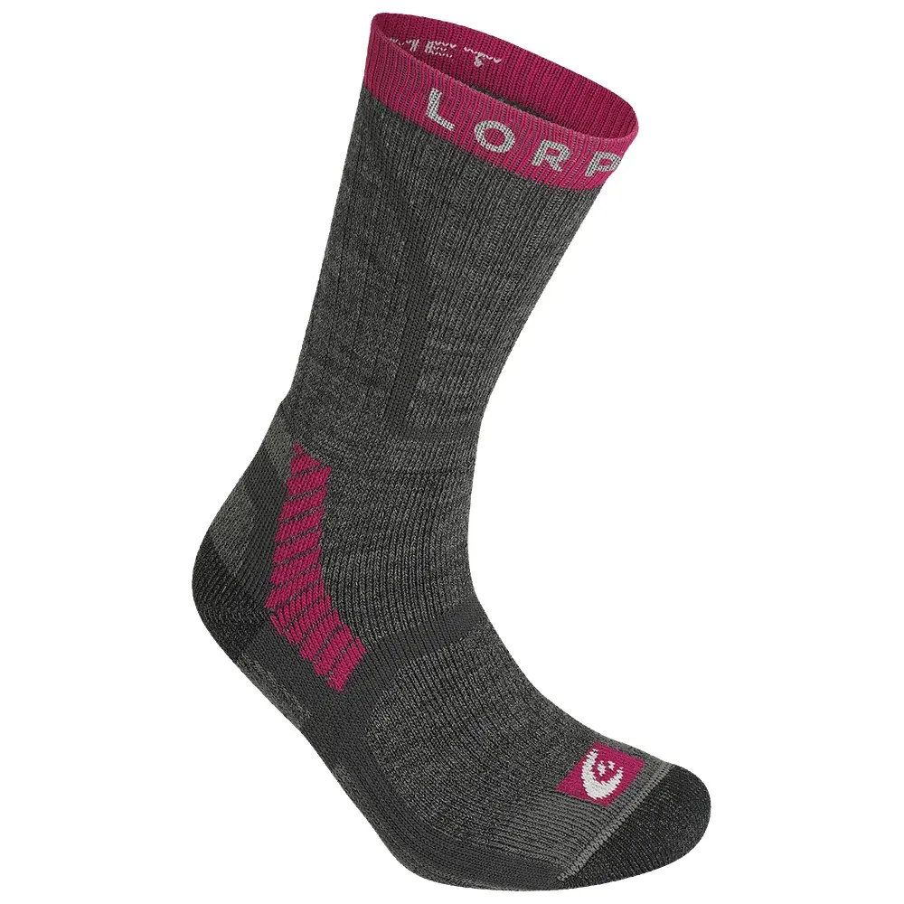 Lorpen Dámske trekové ponožky Lorpen Midweight Hiker Eco 5427 CHARCOAL