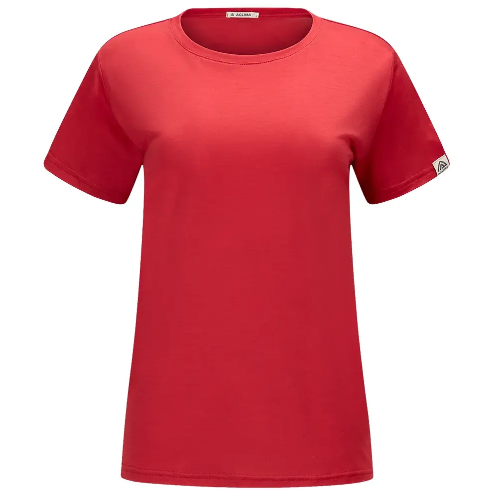 Dámske tričko Aclima LightWool Classic barbados cherry
