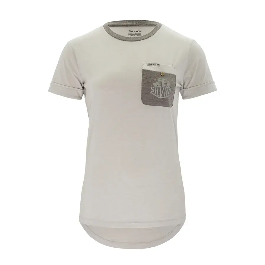Silvini Dámske tričko Silvini Calvisia cloud-grey