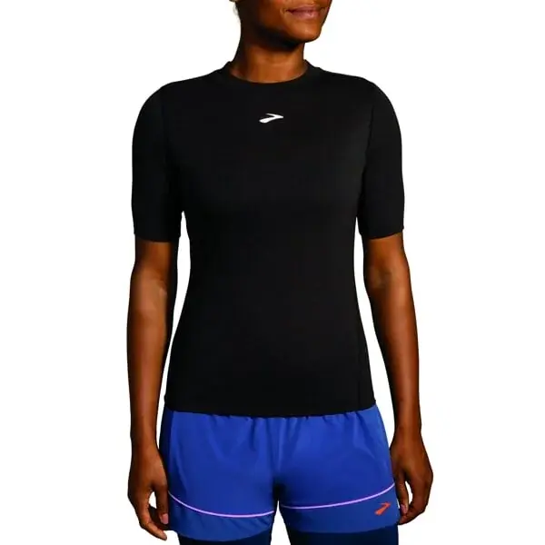 Brooks Dámske tričko Brooks High Point Short Sleeve čierna