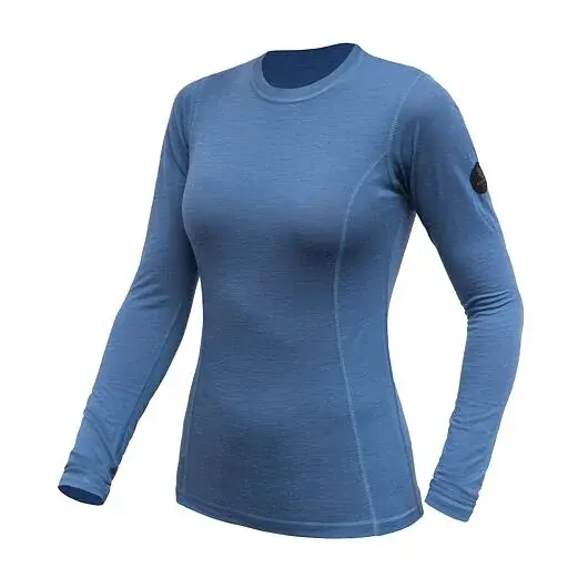 Sensor Dámske tričko s dlhým rukávom Sensor Merino Air riviera blue