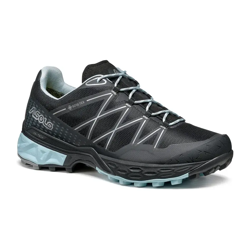 Asolo Dámske turistické topánky Asolo Tahoe GTX ML Black/black/celadon