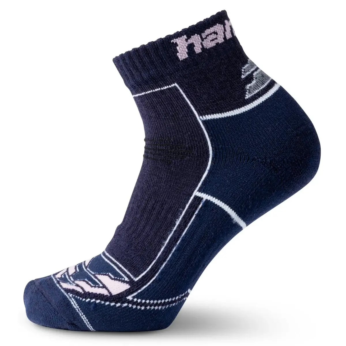 Hannah Dámske turistické ponožky Hannah Walk Lite W II dark blue/pink