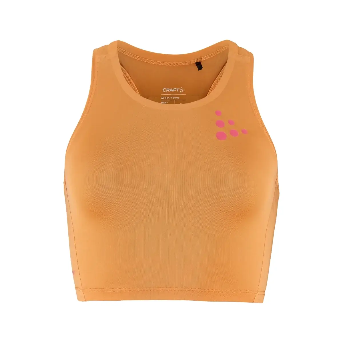 Craft Dámsky bežecký top Craft PRO Hypervent Cropped Top 2 oranžová