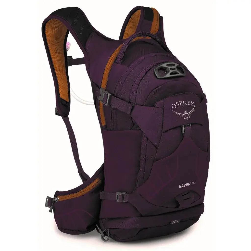 Dámsky cyklistický batoh Osprey Raven 14L Aprium purple