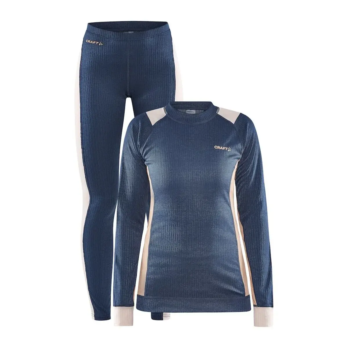 Craft Dámsky funkčný set Craft Core Dry Baselayer tmavo modrá s ružovou
