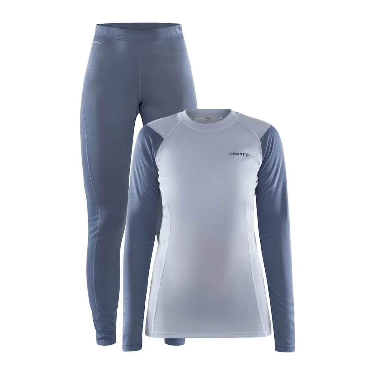 Dámsky funkčný set Craft Core Warm Baselayer Svetlo modrá s tmavou