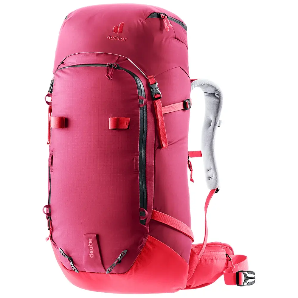 Dámsky skialpový batoh Deuter Freescape Pro 38+ SL ruby-hibiscus