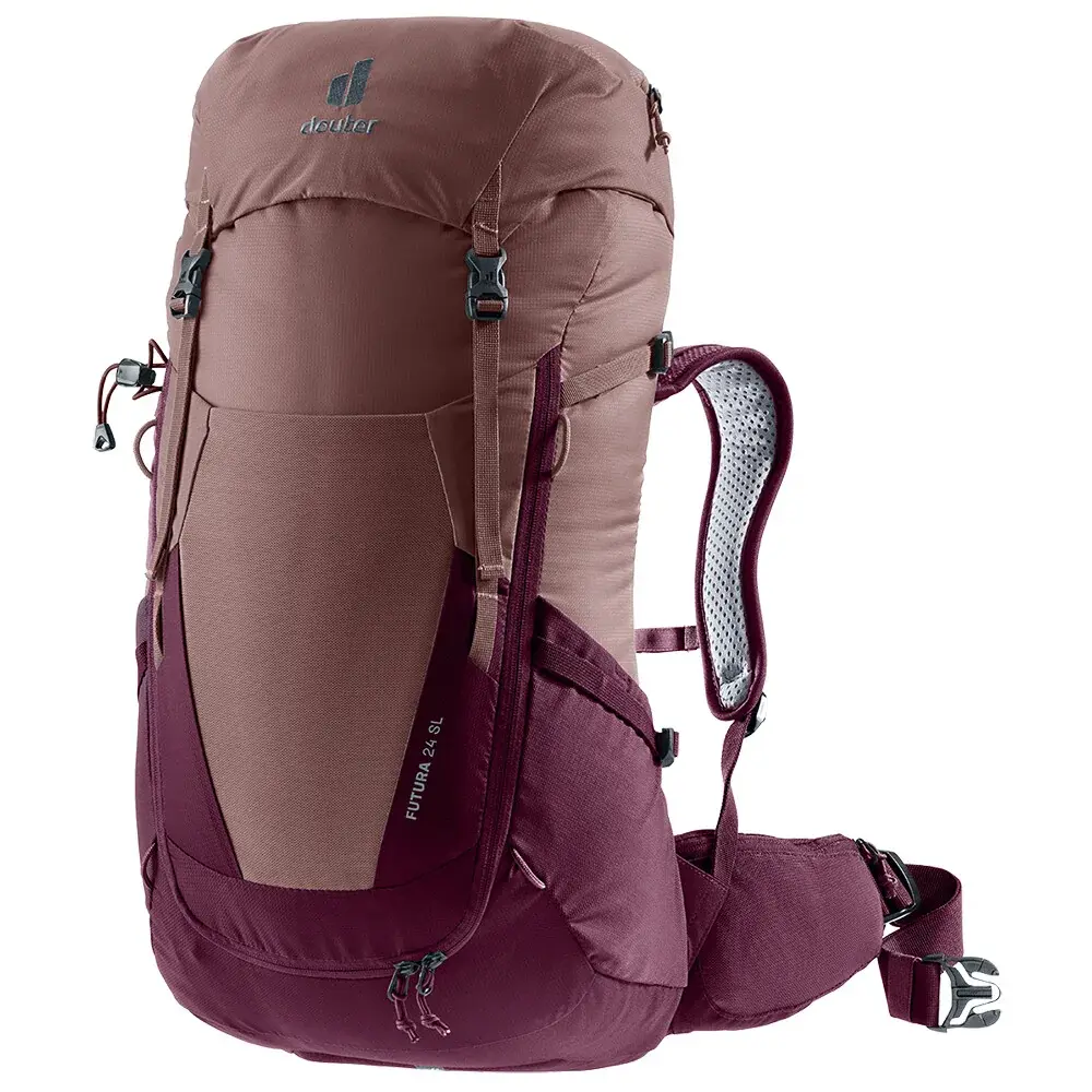 Dámsky turistický batoh Deuter Futura 24L SL ashrose-cassis one-size