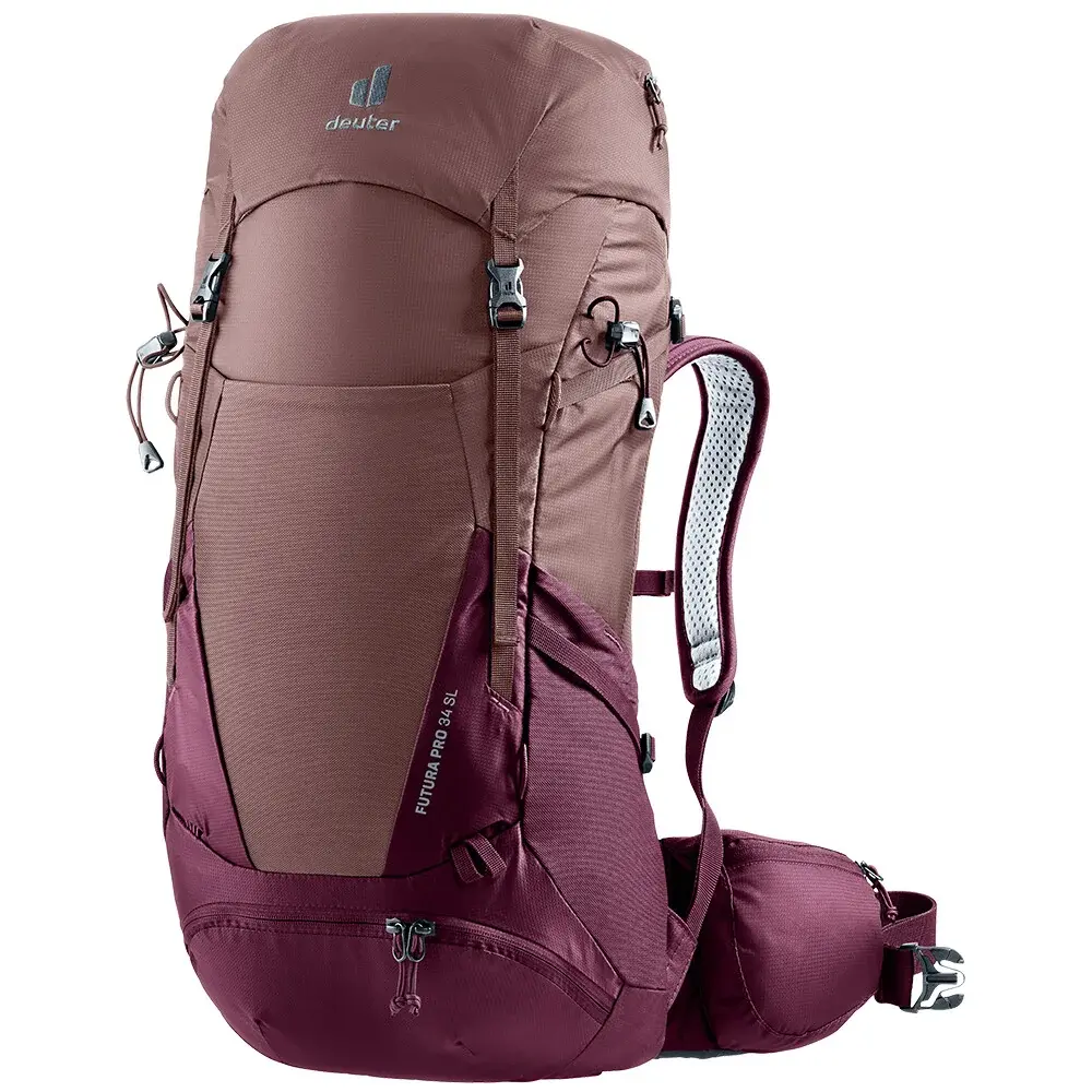 Dámsky turistický batoh Deuter Futura Pro 34L SL ashrose-cassis one-size