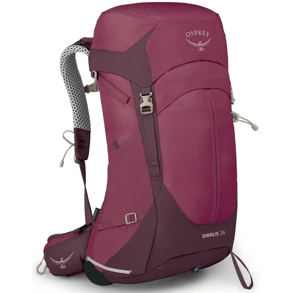 Dámsky turistický batoh Osprey Sirrus 26L elderberry purple/chiru tan