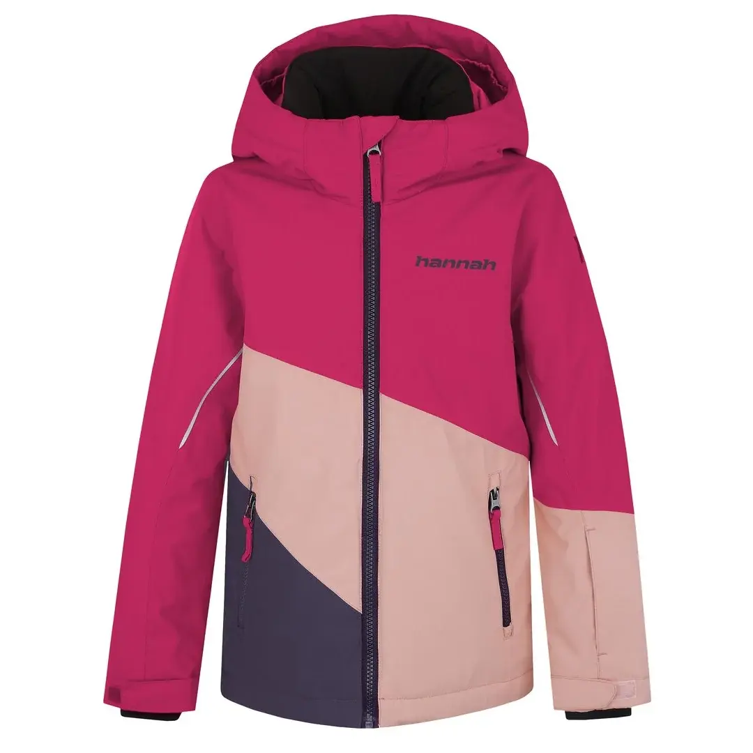Detská lyžiarska bunda Hannah Kigali JR bright rose/mellow rose
