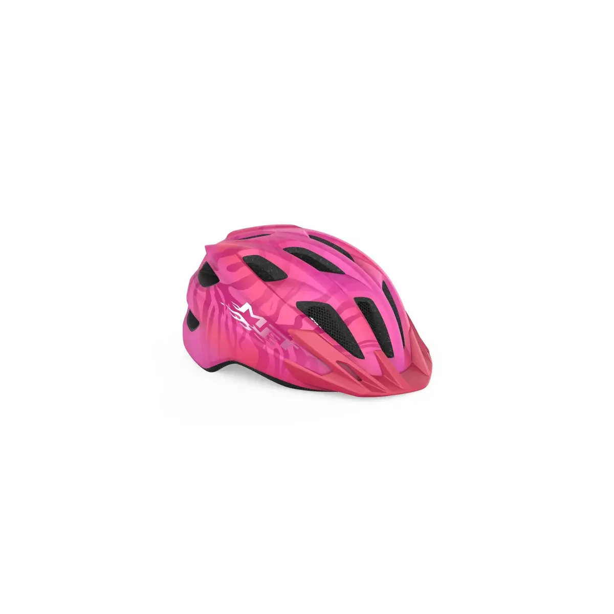 Detská cyklistická prilba MET Crackerjack ružová 52-57cm