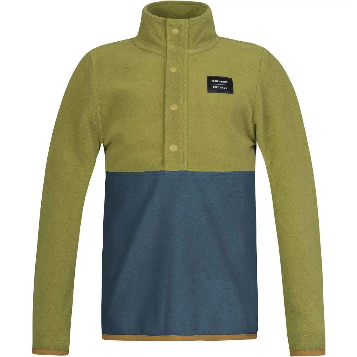 Hannah Detská fleece mikina Hannah Mint JR olive branch/stratified sea