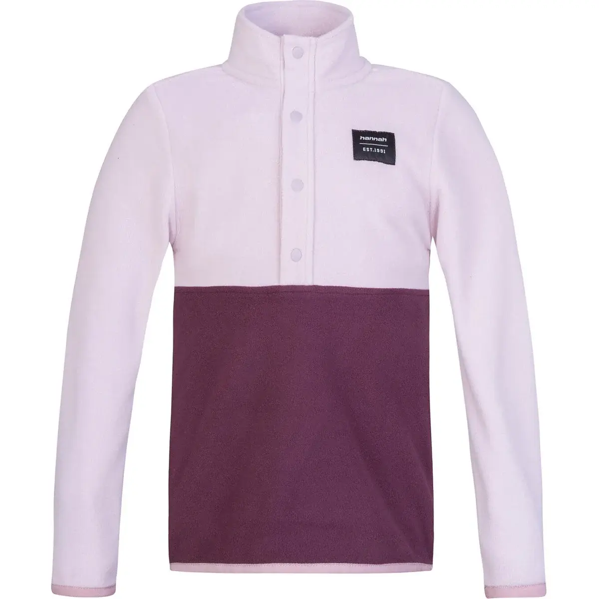 Hannah Detská fleece mikina Hannah Mint JR violet ice/fig