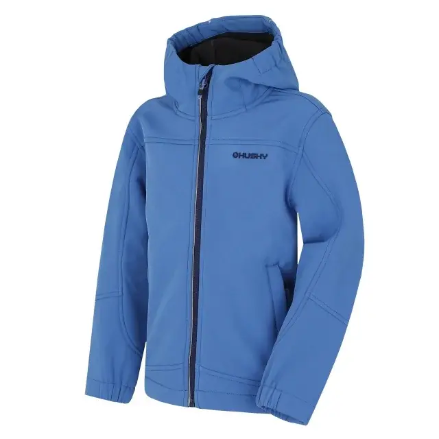 Detská softshellová bunda Husky Simbo K light blue