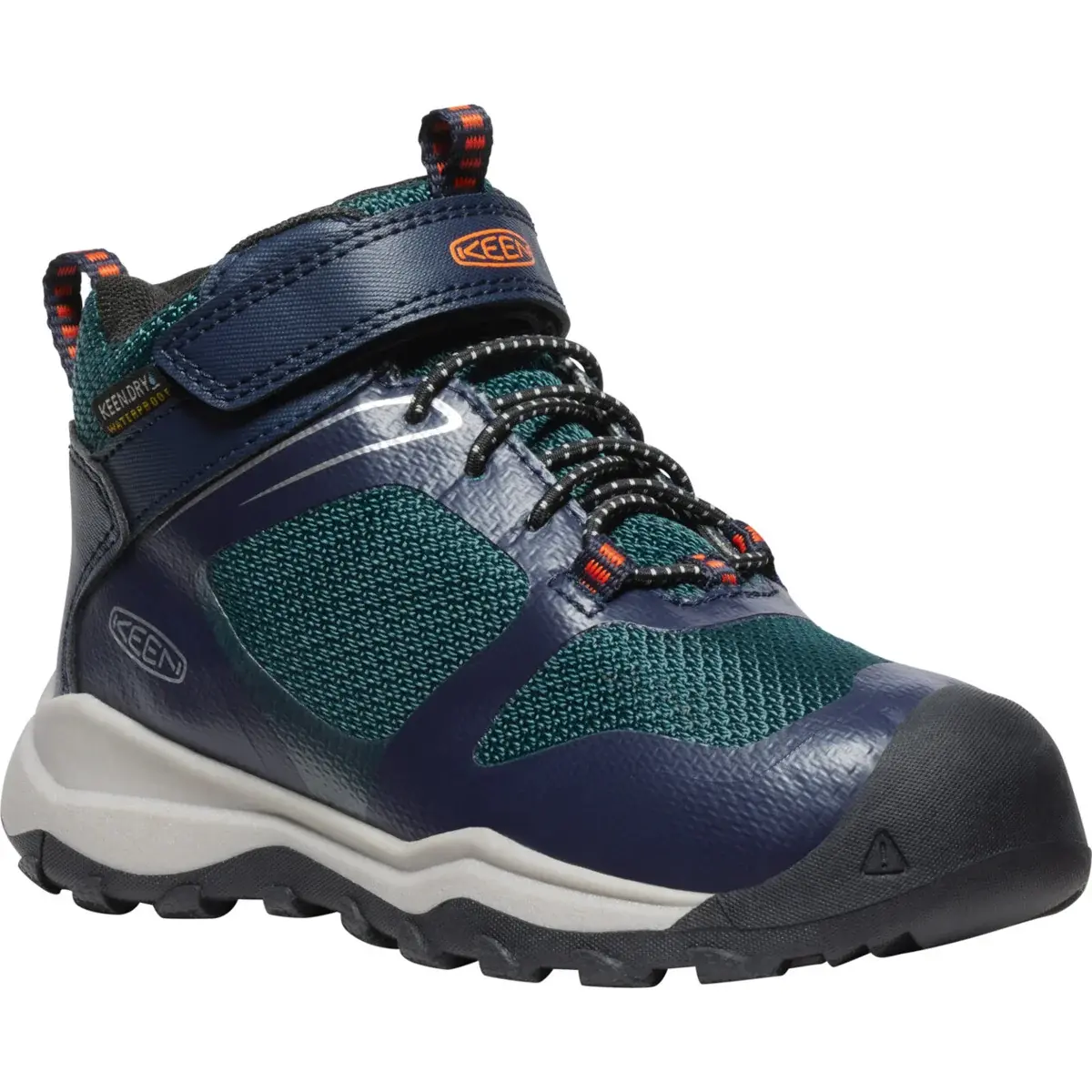 KEEN Detské topánky KEEN Wanduro Mid WP sky captain/sea moss