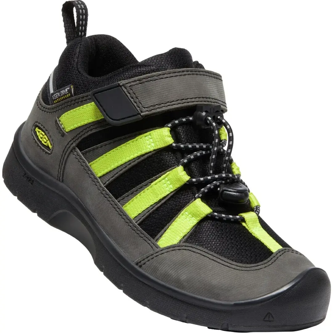 KEEN Detské nízke topánky KEEN Hikeport 2 Low WP Children black/evening primrose