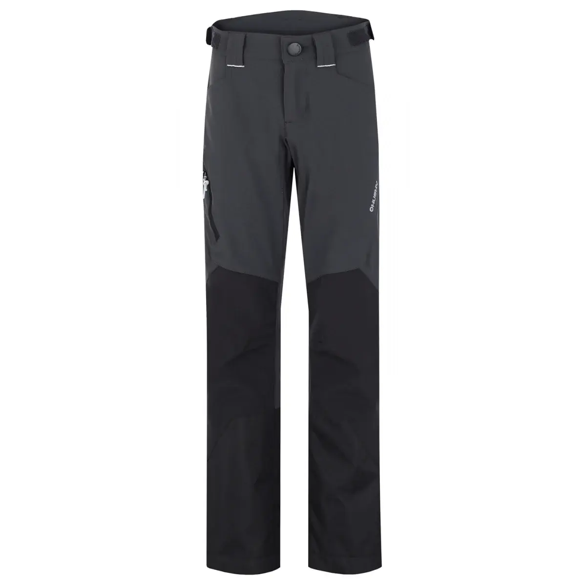 Detské outdoor nohavice Husky Krony K tm. sivá