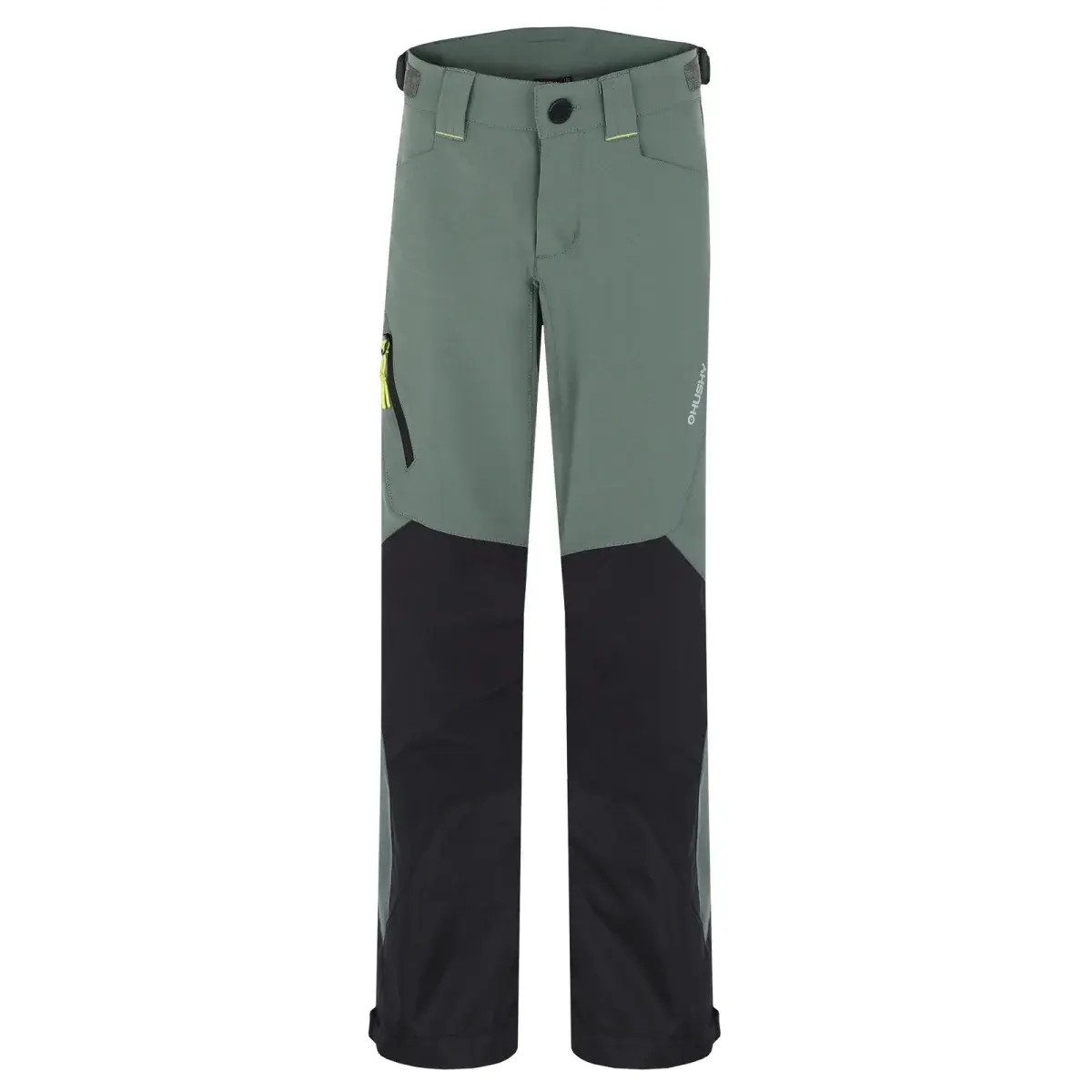 Detské outdoor nohavice Husky Krony K zelená
