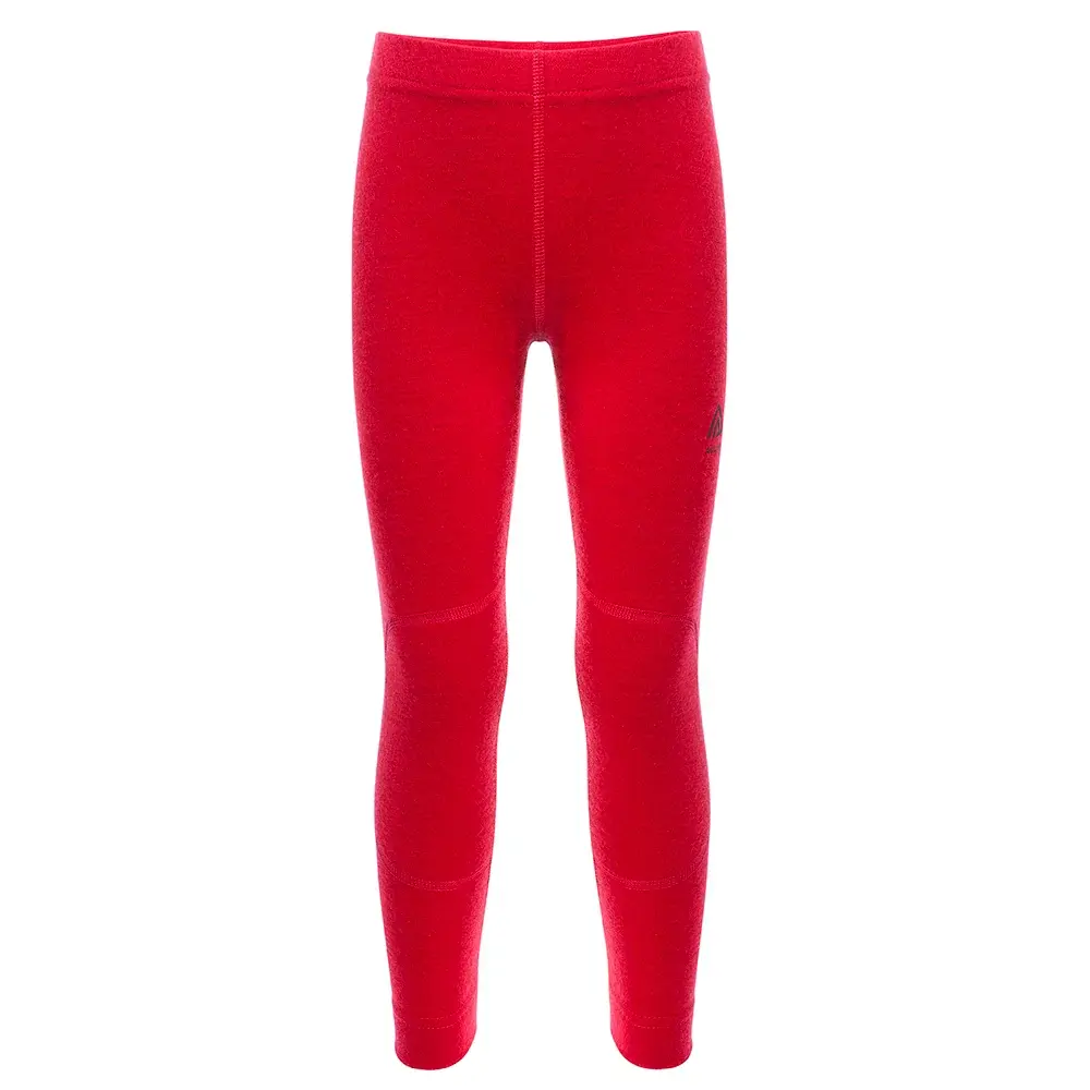 Aclima Detské termospodky Aclima WarmWool Longs jester red