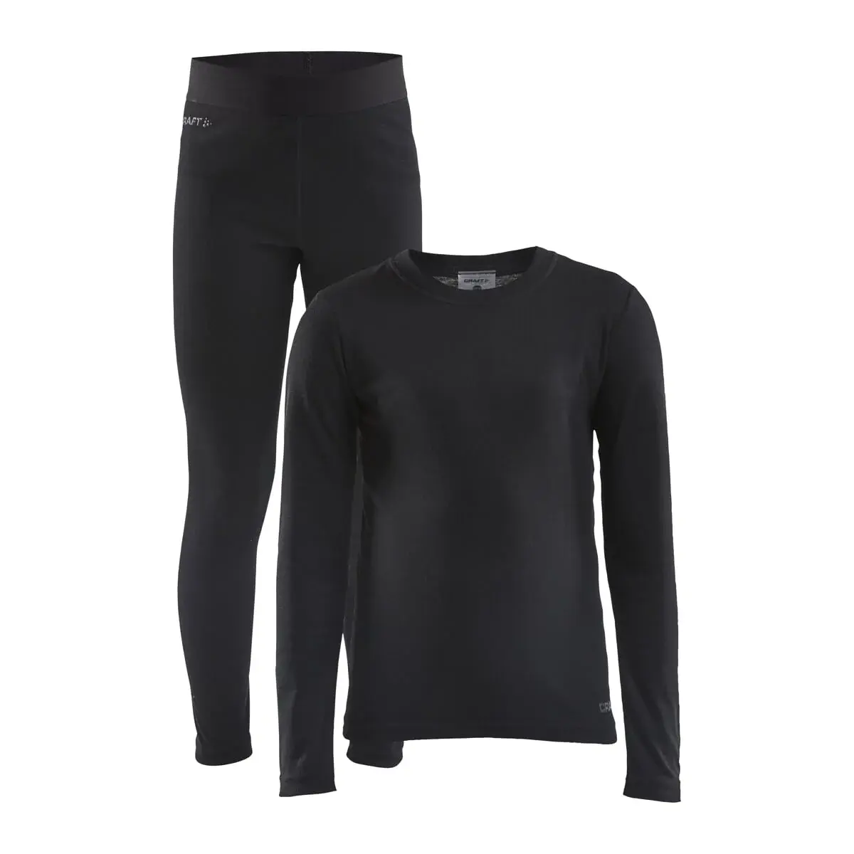 Craft Detský funkčný set Craft Core Warmp Baselayer čierna