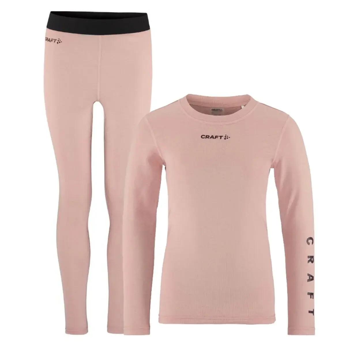 Craft Detský funkčný set Craft Core Warmp Baselayer ružová