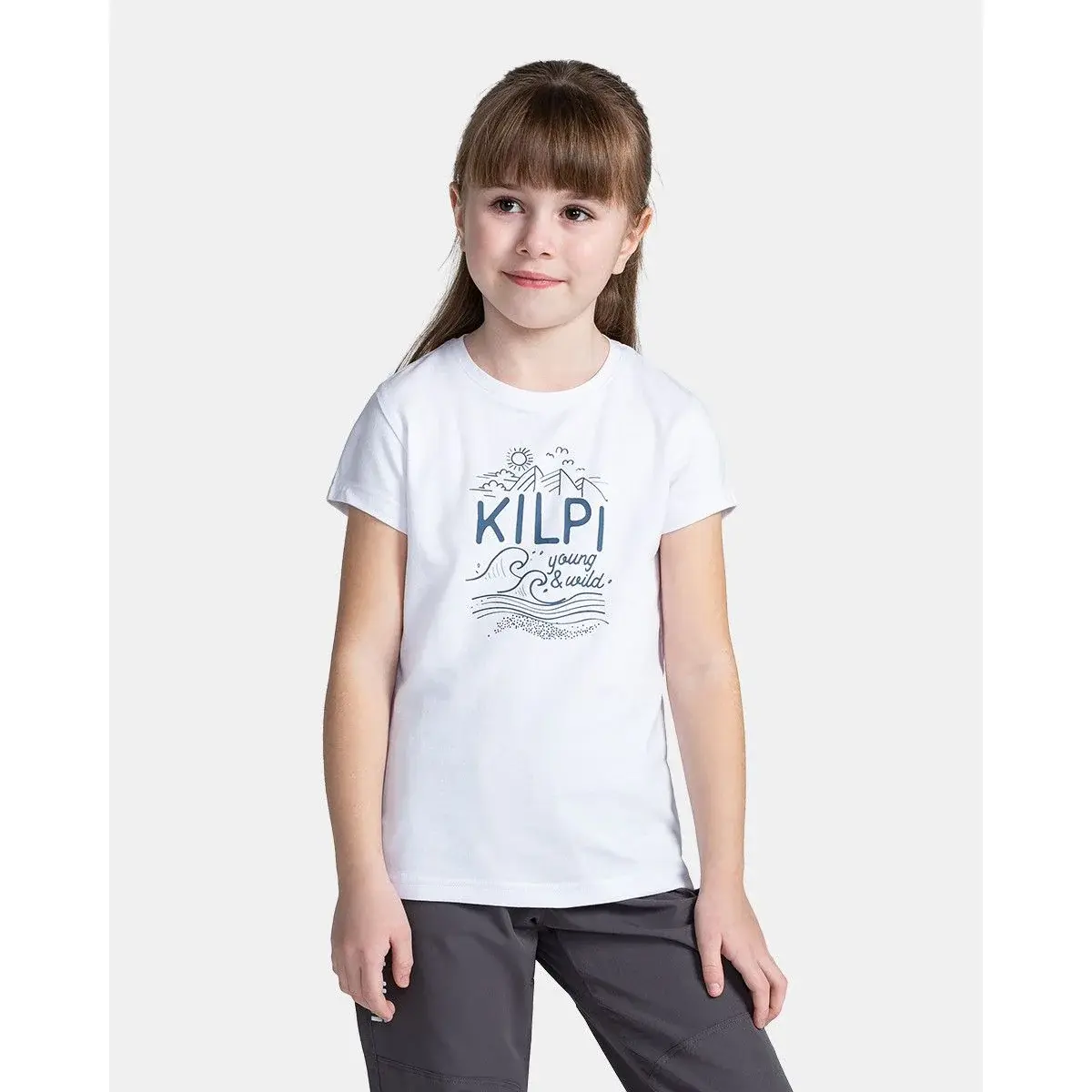 Kilpi Dievčenské tričko Kilpi Malga-JG WHT