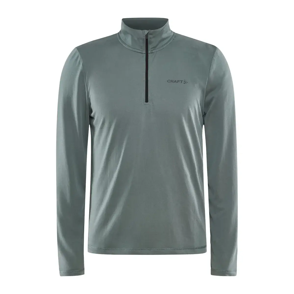 Funkčné tričko Craft CORE Essence Bi-blend Half Zip LS zelená