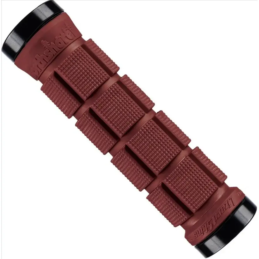 Lizard Skins Gripy na bicykel Lizard Skins Dual-Clamp Lock-On Northshore Deep red