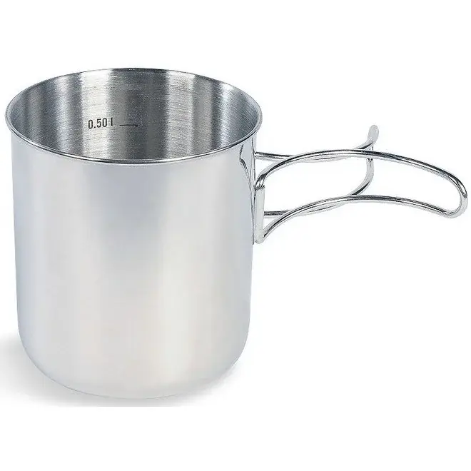 Tatonka Nerezový hrnček Tatonka Handle Mug 600ml Silver
