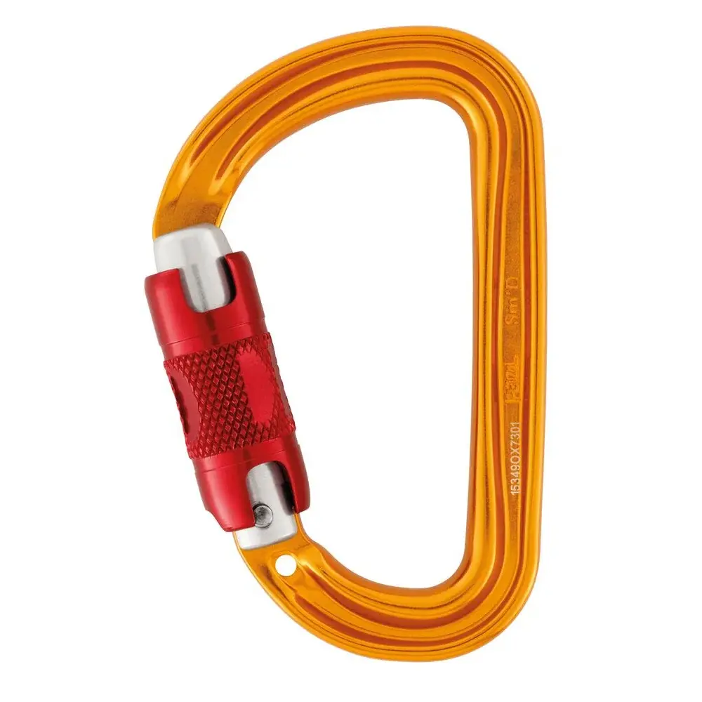 Petzl Karabína Petzl Sm´D twist-lock oranžová