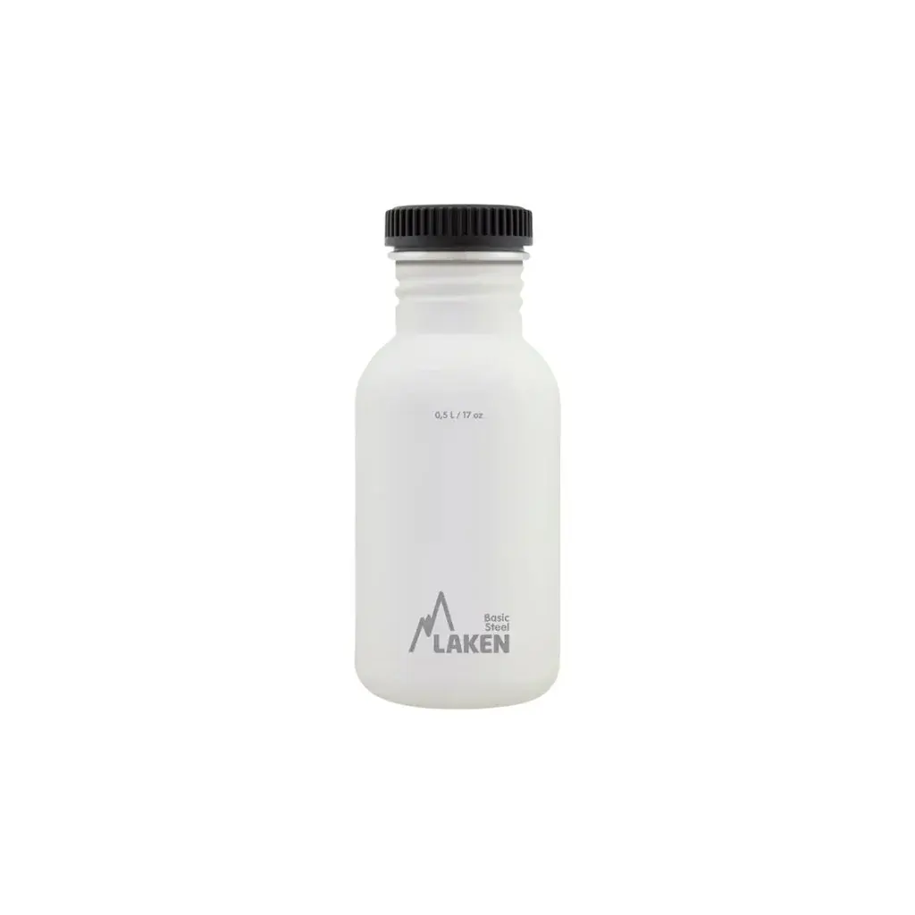 LAKEN Fľaša LAKEN oceľ Plain 500 ml biela