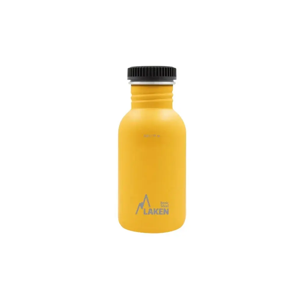 LAKEN Fľaša LAKEN oceľ Plain 500 ml žltá