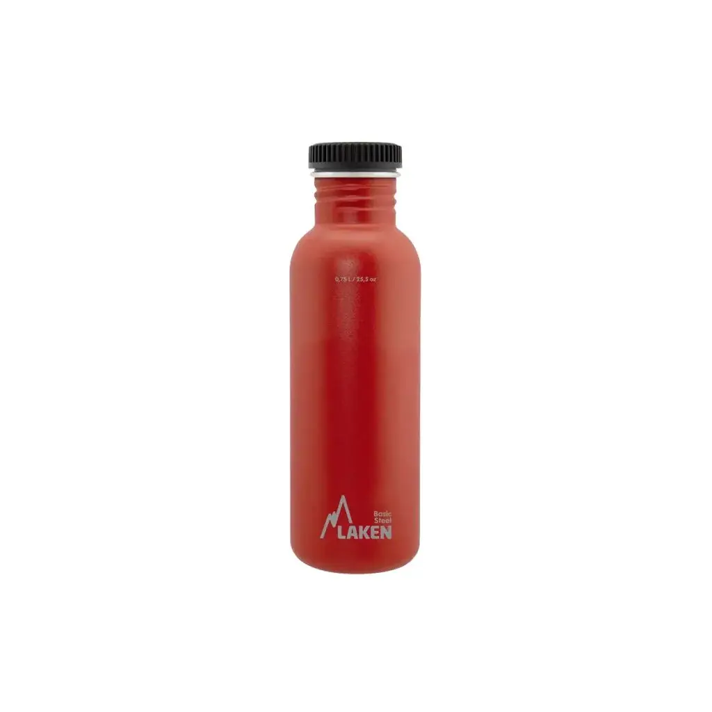 LAKEN Fľaša LAKEN oceľ Plain 750 ml červená