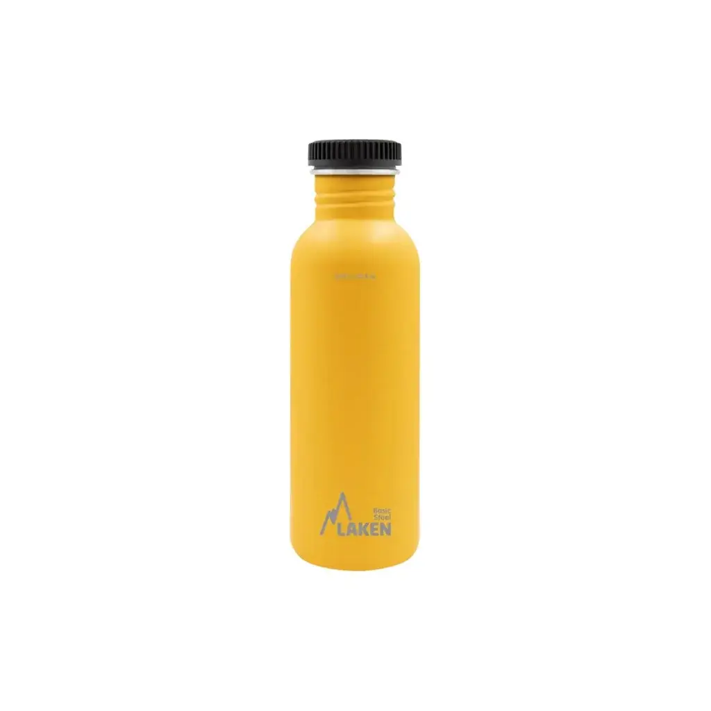LAKEN Fľaša LAKEN oceľ Plain 750 ml žltá