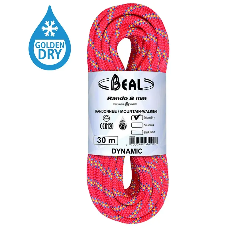 Beal Lano Beal Rando 8mm Goldy dry Pink