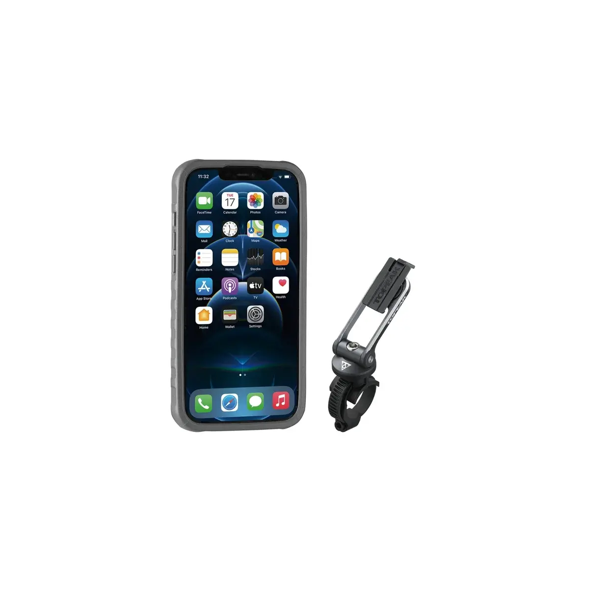 TOPEAK Obal na telefon TOPEAK RideCase pre iPhone 12 Pro Max čierna/šedá