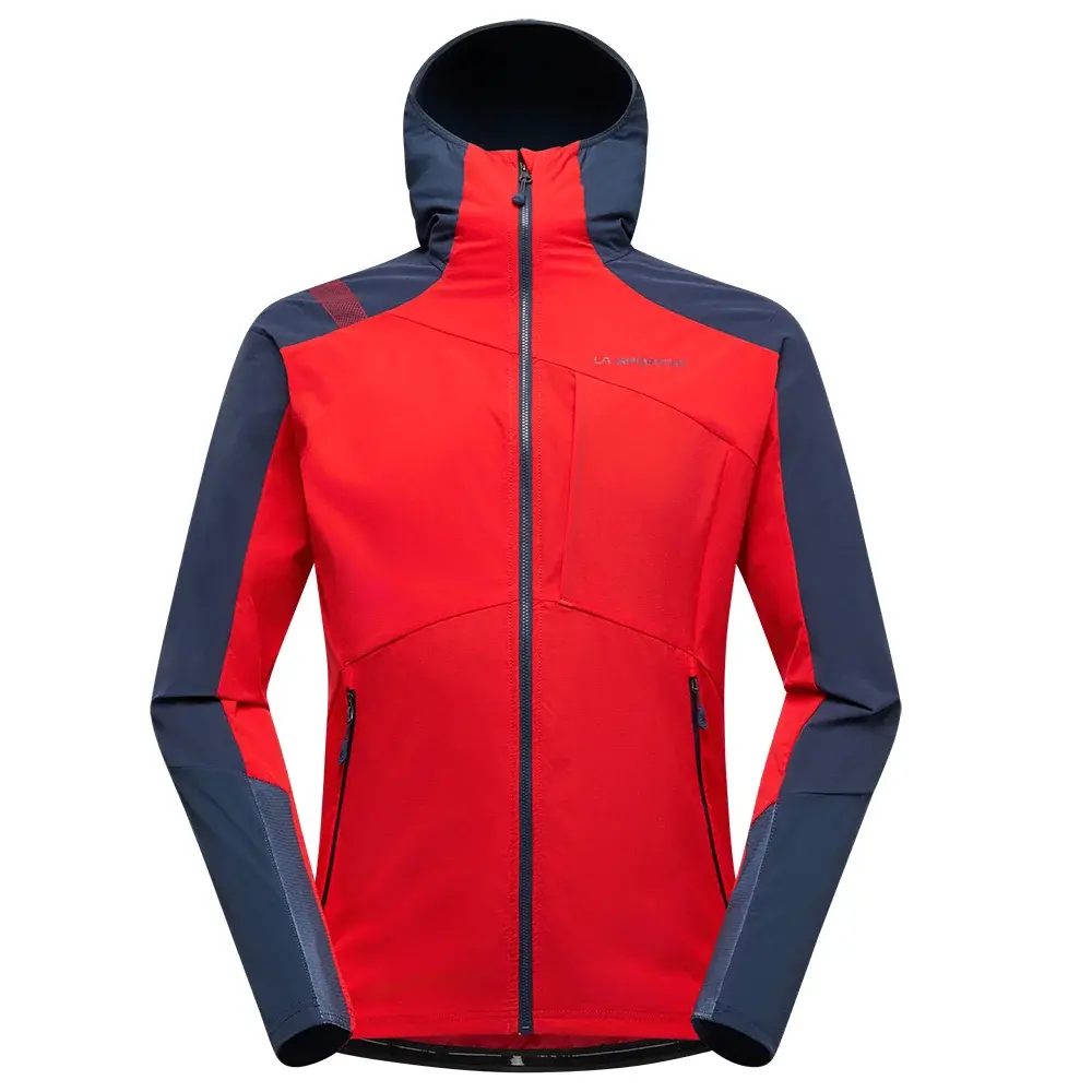 La Sportiva Pánska bunda La Sportiva AEQUILIBRIUM SPEED JACKET mountain red/night sky