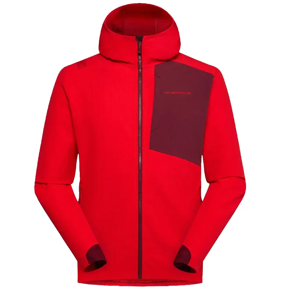 La Sportiva Pánska bunda La Sportiva DESCENDER STORM mountain red/redwood
