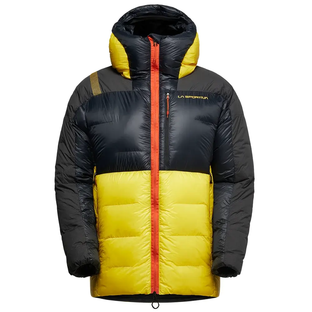 La Sportiva Pánska bunda La Sportiva OLYMPUS TECH DOWN PARKA black/yellow