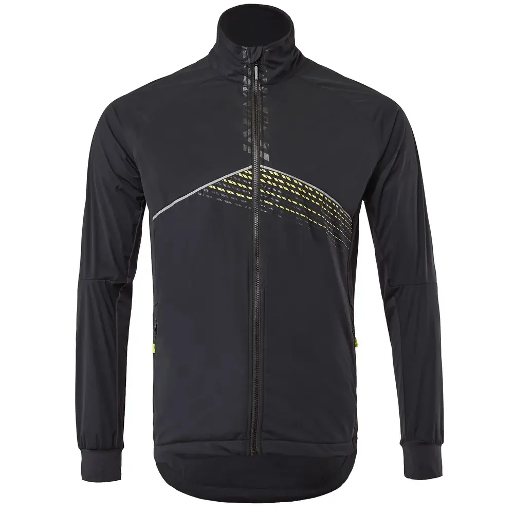Pánska bunda Silvini Natisone MJ1500 black-lime