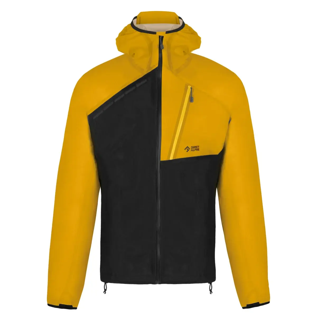 Pánska hardshellová bunda Direct Alpine Cyclone black/mango